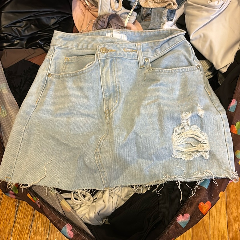 Denim skirt